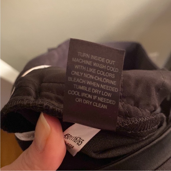 WHBM Slim Ankle Length Black Dress Pants Tuxedo Stripe  8 - Picture 8 of 10